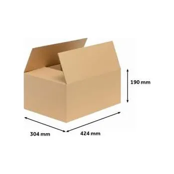 Archivační box Klopová krabice - 3vrstvá, 430 x 310 x 200 mm (A3), ks