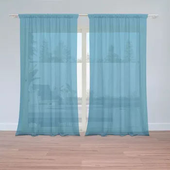 Záclona Sablio Záclony Safírově modrá: 2ks 150x250cm