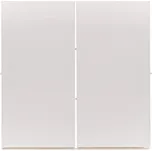 Kryt 2 násobný pro přístroje: SW7/2XM, SW6P1 m, Simon 54 DKW9/11, bílá