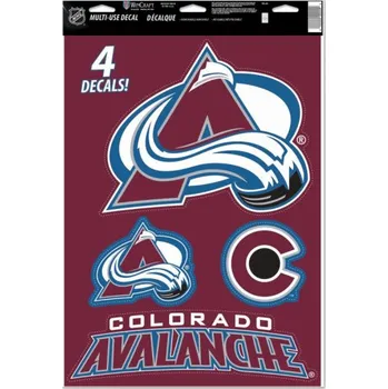 Puk WinCraft Samolepky Multi Colorado Avalanche 1044263