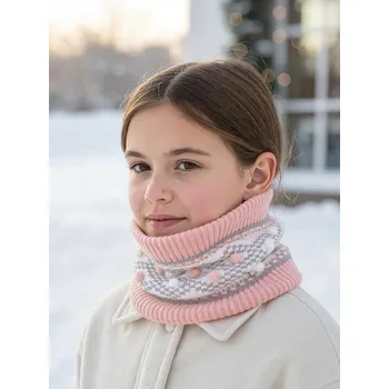 Sinsay - Vzorovaný nákrčník s bambulkami - vícebarevná - 071FU-MLC - 071FU-MLC-L