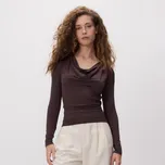 Reserved - Halenka s příměsí viskózy - tmavě hnědá - 669IU-89X - 669IU-89X-XL