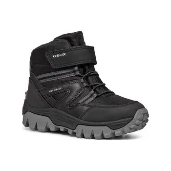 Dámské kozačky Kozačky Geox J Himalaya Boy B Abx J46FRD 050FU C9999 S Černá 33