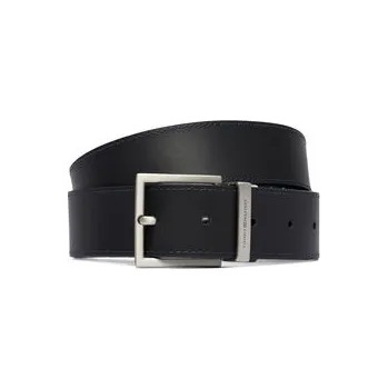 Opasek Pánský pásek Tommy Hilfiger Hudson Rev 3.5 AM0AM13945 Černá 80