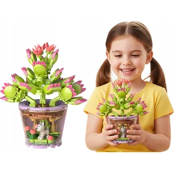 ostatní stavebnice 172w1 Stavebnice Stavebnice pro Stavbu Květin, Květina v Květináči X172