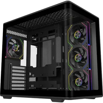 PC skříň Cooler Master case Elite 600, ATX, Průhledná bočnice, 4x 120mm Fan, Černá E600-KGNN-S01