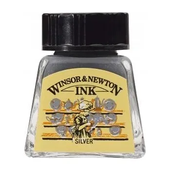 Tuš Winsor & Newton 8840524 stříbrný 14 ml