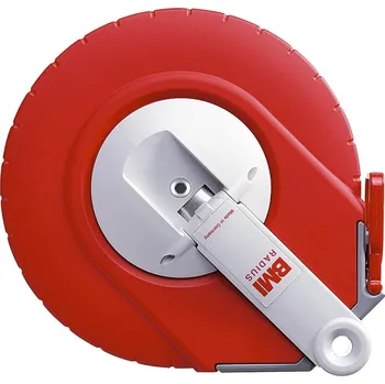 metr Svinovací metr v pouzdře 20 metrů ocelový, bílý RADIUS BMI