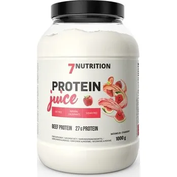 Protein 7NUTRITION PROTEIN JUICE 1000g HOVĚZÍ PROTEIN REGENERACE SÍLA HMOTA SVALY