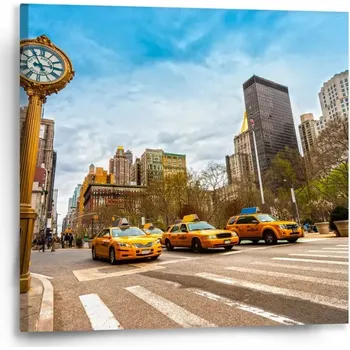 Obraz Sablio Obraz Žluté taxiky 2 - 50x50 cm