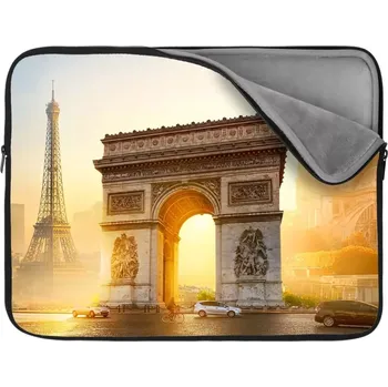 pouzdro na notebook Sablio Obal na notebook Paříž Vítězný oblouk - 13"
