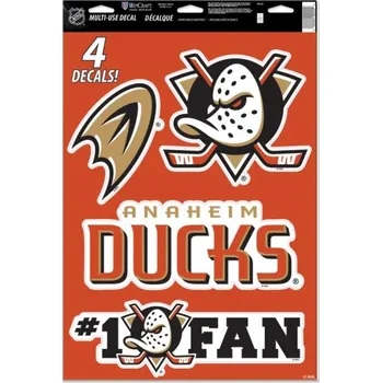 Puk WinCraft Samolepky Multi Anaheim Ducks 1044355