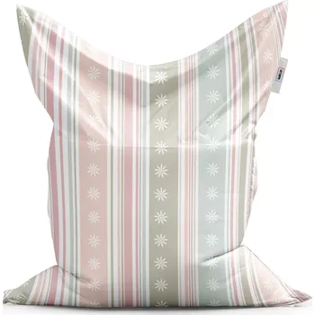Sedací pytel Sablio Sedací vak Classic Pruhy a tečky - 150x100 cm
