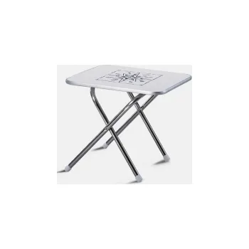 Jídelní stůl Čtvercový skládací stůl FORMA s námořním motivem, 60 x 60 cm