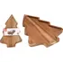 Excellent Houseware dřevěný servírovací tác 28,5 x 20 cm vánoční stromek