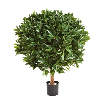 umělá květina Laurus Nobilis Kugel Auf Stamm (FR) (12x80cm)-umělá -ý + doprava zdarma