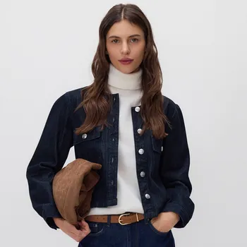 Dámský kabát Reserved - Bunda s ozdobnými knoflíky - šedá - 780HN-90J - 780HN-90J-S