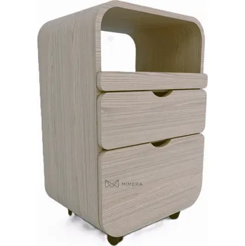 Toaletní stolek Kosmetický stolek FLOW - jasan šedý