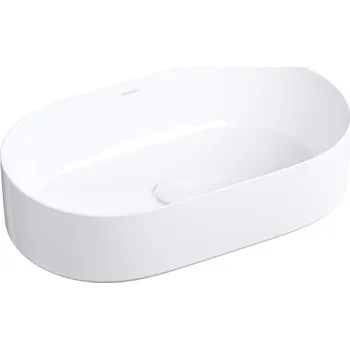 Umyvadlo Omnires Mesa umyvadlo na desku velké 53 x 32 cm bílé lesklé MESA530BP