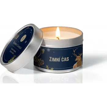 Svíčka Kimmy Candles sójová svíčka Zimní čas 100 g