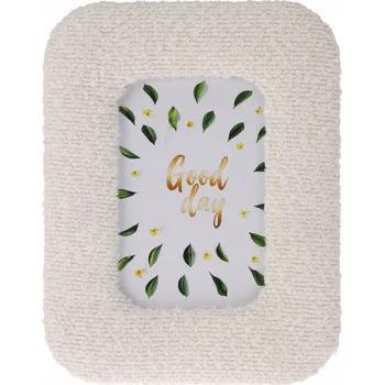 Obraz RÁMEČEK NA FOTKY SKLENĚNÝ BÉŽOVÝ BOUCLE MDF 17 X 22 CM DO OBÝVÁKU KANCELÁŘE