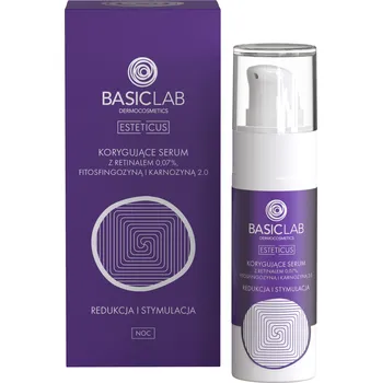 Pleťové sérum BasicLab korekční sérum s retinalem 0,07 % 30 ml