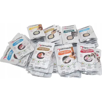 Krmivo pro kočku Mokré krmivo Ontario mix chutí 0,48 kg