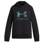 Mikina s kapucí Under Armour UA Rival Flc Shimmer Hdy 6004118-005 Velikost L