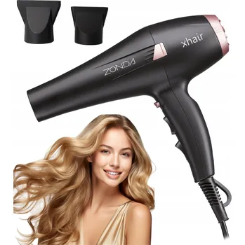 Fén Fén na vlasy 2400 W s ionizací a turmalínem, lehký