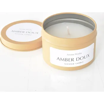 Svíčka Parafínová vonná svíčka Amber Doux Aroma Works 1 ks