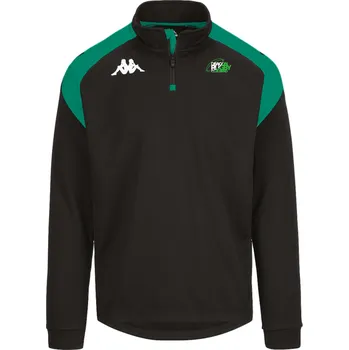 Chlapecká mikina Kappa LOVATO mikina Dragon Rugby Jr černá-zelená 10Y