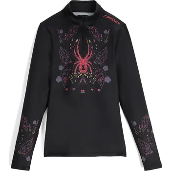 Dámská mikina Rolák Spyder Vivid 1/2 Zip Black Velikost: S