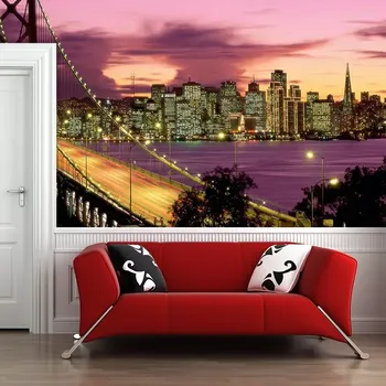 Tapeta Sablio Tapeta Rozsvícený most - 125x75 cm