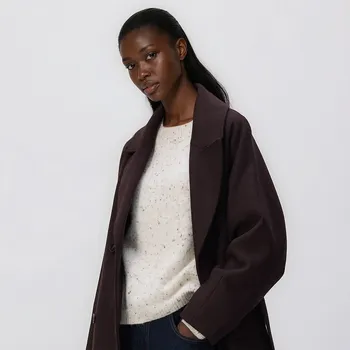 Dámský svetr Reserved - Vzorovaný svetr - krémová - 548HH-01M - 548HH-01M-S