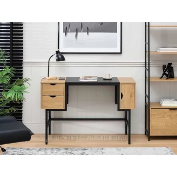 Psací stůl Psací stůl HELDER - dub / černý