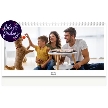 Fotokalendář Stolní fotokalendář Black Friday edice Čtrnáctidenní bez rozložení