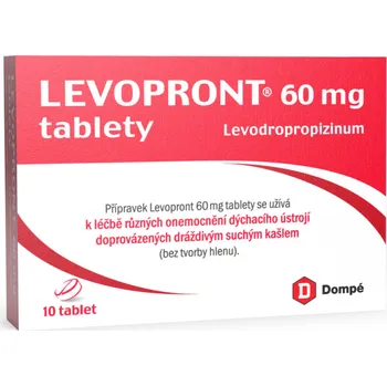 Lék na kašel, rýmu a nachlazení Levopront 60 mg 10 tbl.