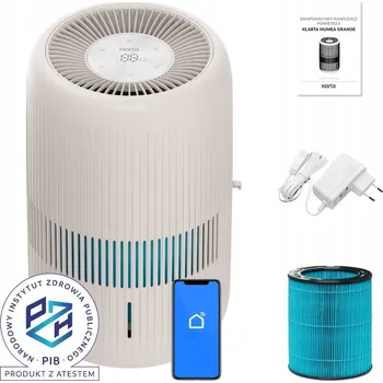 Zvlhčovač vzduchu Evaporační zvlhčovač vzduchu Klarta Humea Grande hnědý 600 ml/h 80 m2 4 l