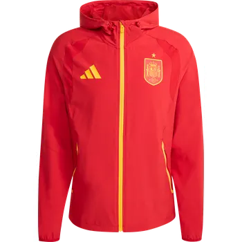 Pánská větrovka Bunda s kapucí adidas Spain Tiro Travel Windbreaker jz2243 Velikost S