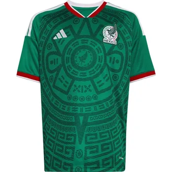 adidas Mexico Home Shirt World Cup 2026 Juniors Green/White 9-10 Years