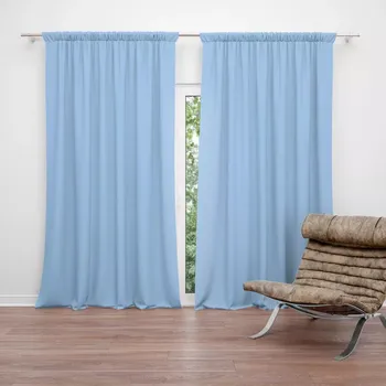 Závěs Sablio Závěs Modrá sky blue: 2ks 140x250cm