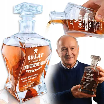 Sklenice Dárková krabička na dárek s gravírováním k narozeninám 18 20 30 40 50