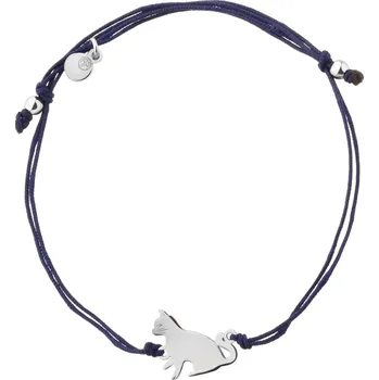 Náramek Náramek s prvky ze stříbra - kočka - AP543-6034