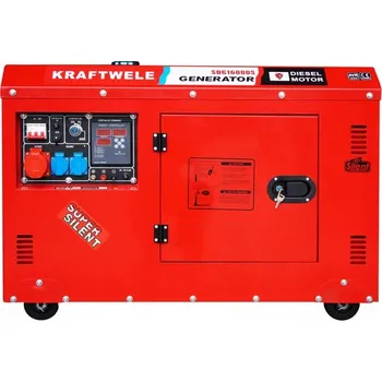 Elektrocentrála Přenosná elektrocentrála třífázová KrafTWele 12800 W na naftu