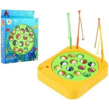 Hra ryby/rybář na baterie 16 x 17,5 cm