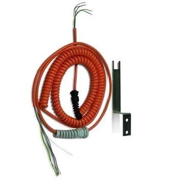 Pohon brány spirálový kabel 5 žilový CA0454A01 - točený (kroucený) kabel, délka 3,5 m, pro připojení příslušenství pohonů Nice, náhrada za kabel CA0454A00