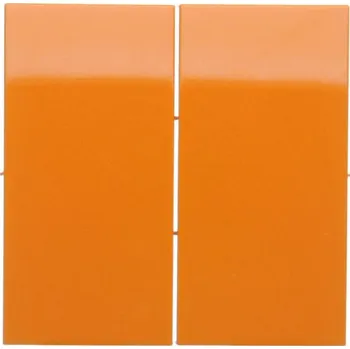 vypínač Kryt 2 násobný pro přístroje spínačů a tlačítek, Simon 54 DKW5/32, oranžová