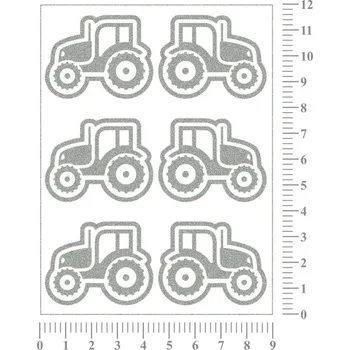 Galanterie Engross Reflexní nažehlovací obrázky Traktory menší