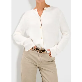 Dámský svetr Sinsay - Svetr s dekorativními knoflíky - bílá - 029HL-00X - 029HL-00X-XL