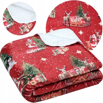 deka Deka STOF polyester 130 cm x 160 cm červená